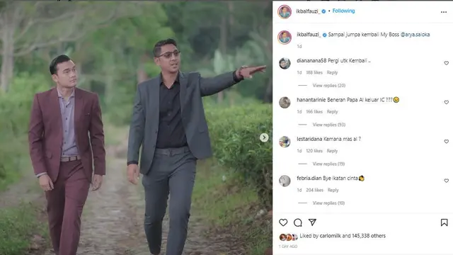 6 Potret Arya Saloka Pamit dari Ikatan Cinta, Unggahannya Jadi Sorotan