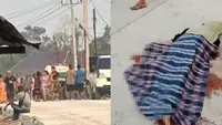 Perempuan di Lampung Tewas Tergeletak di Jalan, Polisi Kejar Eks Suami