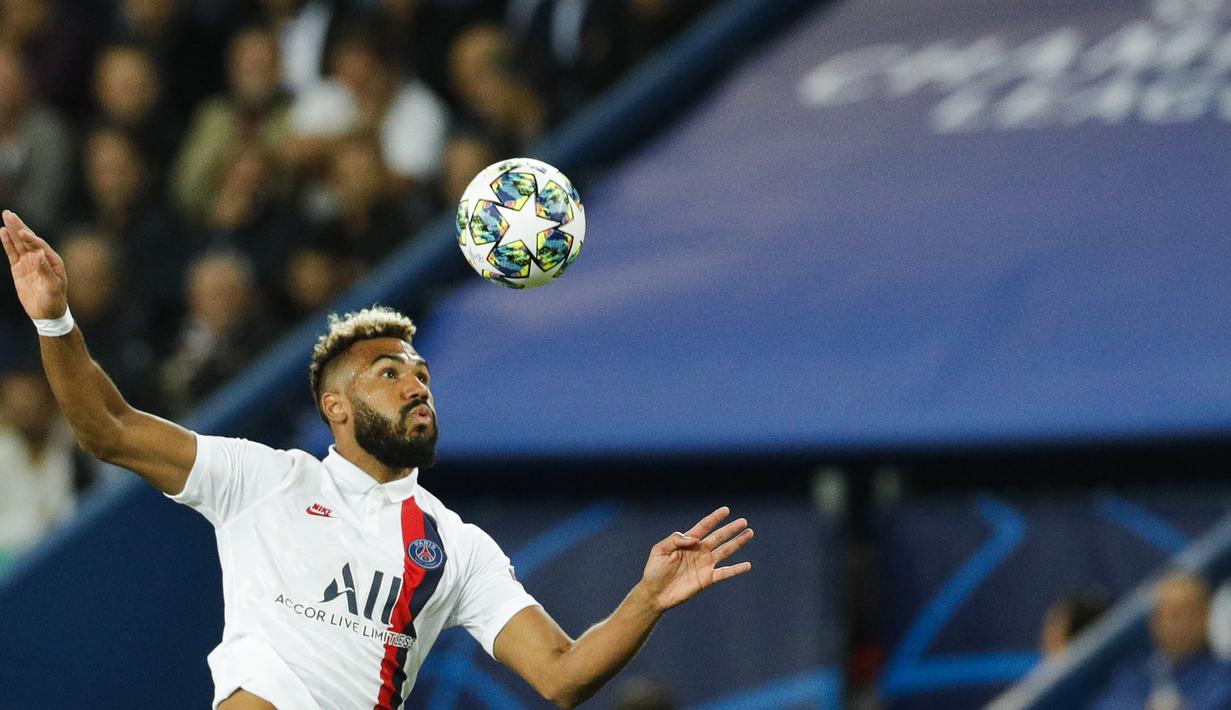 Selama berseragam PSG, striker asal Kamerun ini baru delapan kali berlaga di kompetisi Liga Champions. Gol Choupo-Moting ke gawang Atalanta menjadi gol pertamanya di pentas Liga Champions. (AFP/Geoffroy Van Der Hasselt)