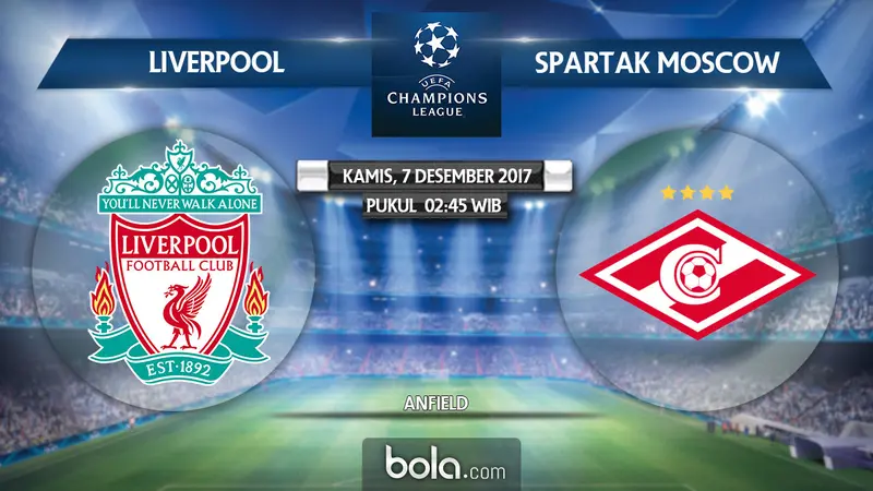 Liverpool vs Spartak Moscow