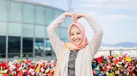 Natasha Rizky Pilih Lipstik Bersertifikat Halal