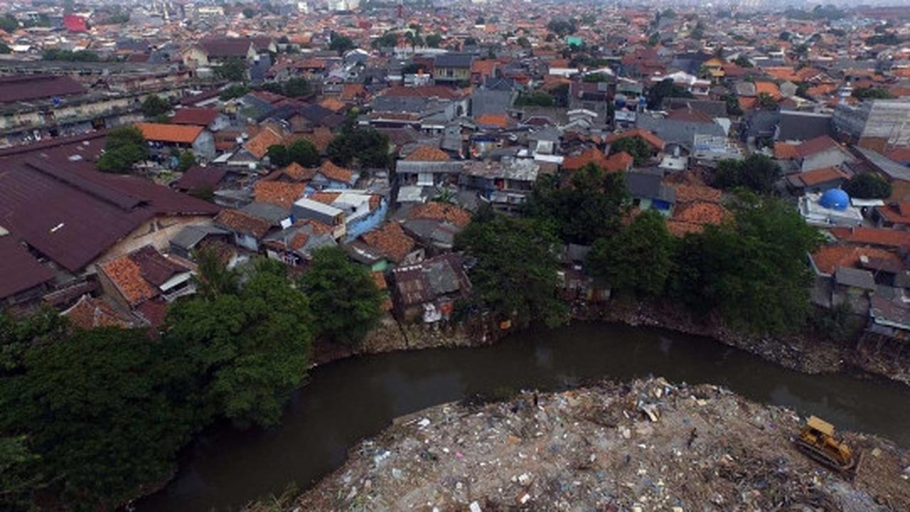 Beginilah pemandangan udara Kampung Pulo usai digusur