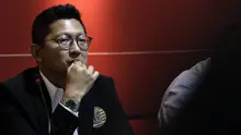 Presiden Persija Jakarta, Mohamad Prapanca, saat jumpa pers jelang peluncuran tim di Kantor Persija, Kuningan, Jakarta, Jumat (21/2). Peluncuran tim Persija akan diisi dengan laga uji coba melawan tim asal Singapura.(Bola.com/Yoppy Renato)