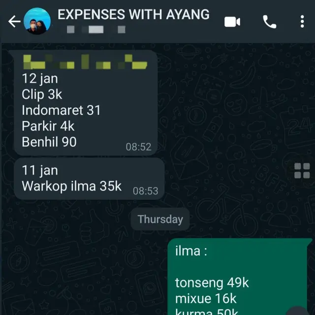 6 Chat Rincian Utang ke Teman Ini Bikin Elus Dada, Pengeluaran Dibagi Rata
