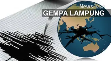 Gempa berkekuatan 5 Skala Richter menggetarkan Lampung. Tepatnya 105 km Barat Daya Pesisir Barat Lampung.