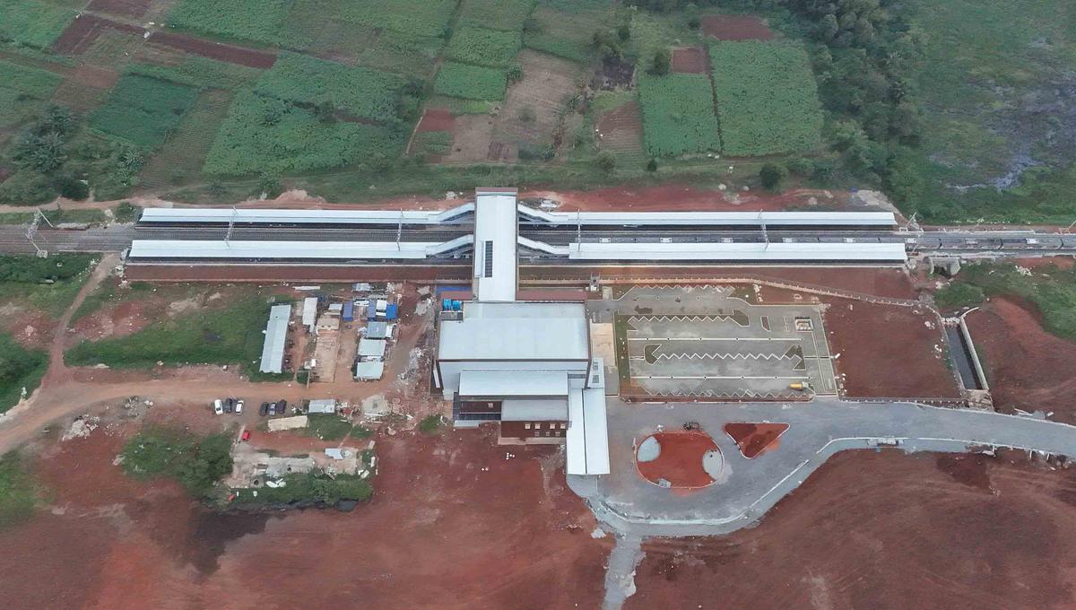 FOTO: Stasiun Jatake Hampir Rampung,  Siap Layani Warga BSD dan Sekitarnya