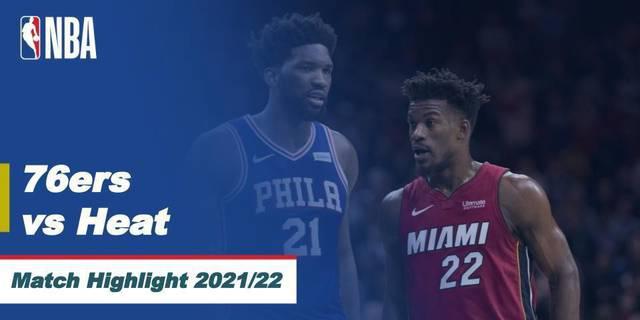 VIDEO: Highlights Semifinal Playoff NBA 2022, Philadelphia 76ers Raih Kemenangan Tipis Kontra Miami Heat