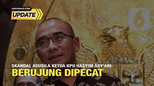 DKPP Pecat Ketua KPU Hasyim Asy'ari Terkait Tindak Asusila