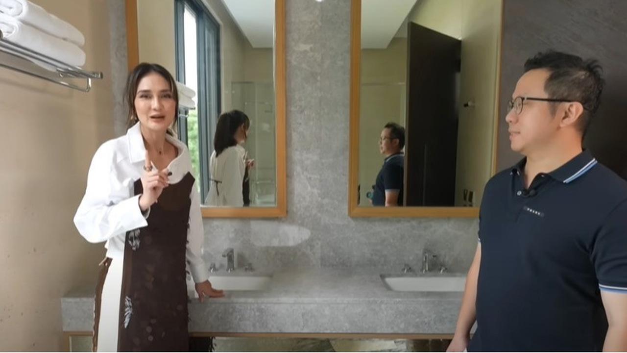 10 Potret Kamar Mandi Luna Maya Mewah dan Luas, Mahal Sekelas Hotel Bintang 5