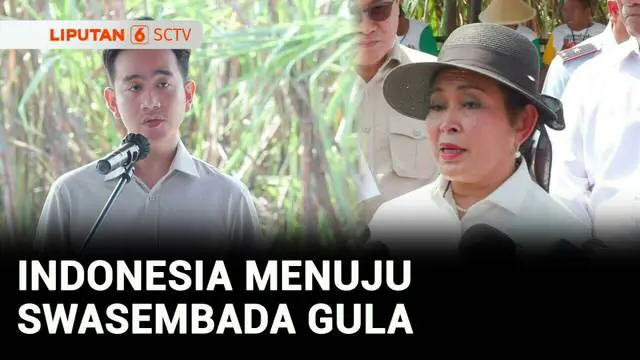 VIDEO: Wapres Gibran Targetkan Indonesia Swasembada Gula Tahun Depan