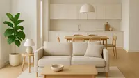 Desain Interior Rumah Sederhana tapi Elegan (created by AI)