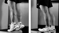 Latihan jinjit untuk menguatkan otot pergelangan kaki