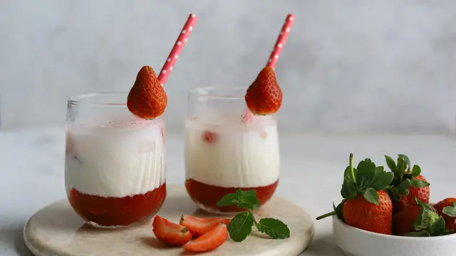 susu strawberry