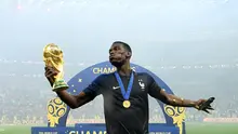 3. Gelar Bergengsi - Pogba sudah meraih banyak gelar bergengsi selama berkarier di lapangan hijau. Mulai dari Juara Serie A Italia hingga meraih juara Piala Dunia bersama timnas Prancis. (AFP/Franck Fife)