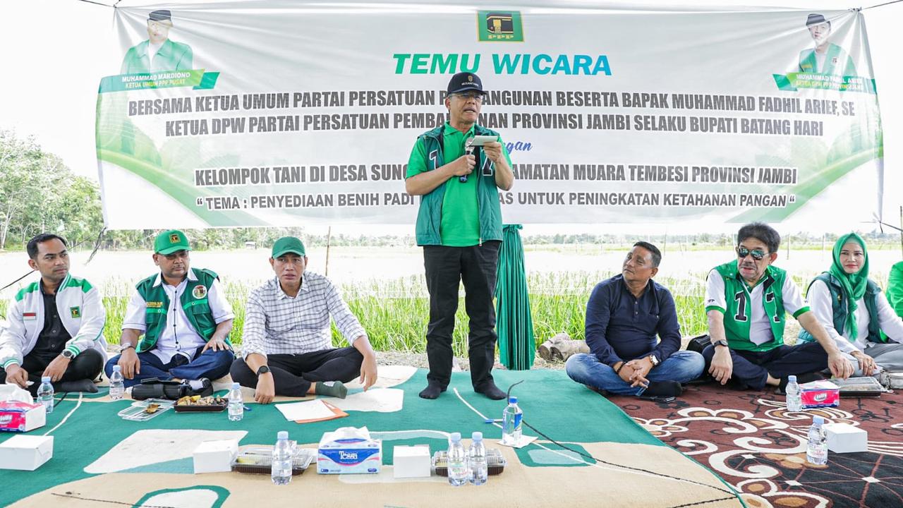 Mardiono Bertemu Petani Jambi