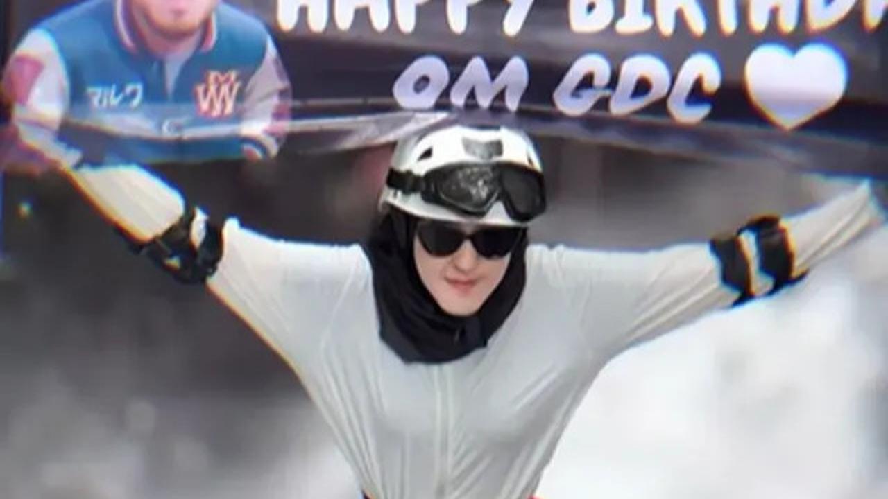 Potret Alya Nabila saat Canyoneering di Air Terjun, Beri Ucapan untuk Gunawan Dwi Cahyo