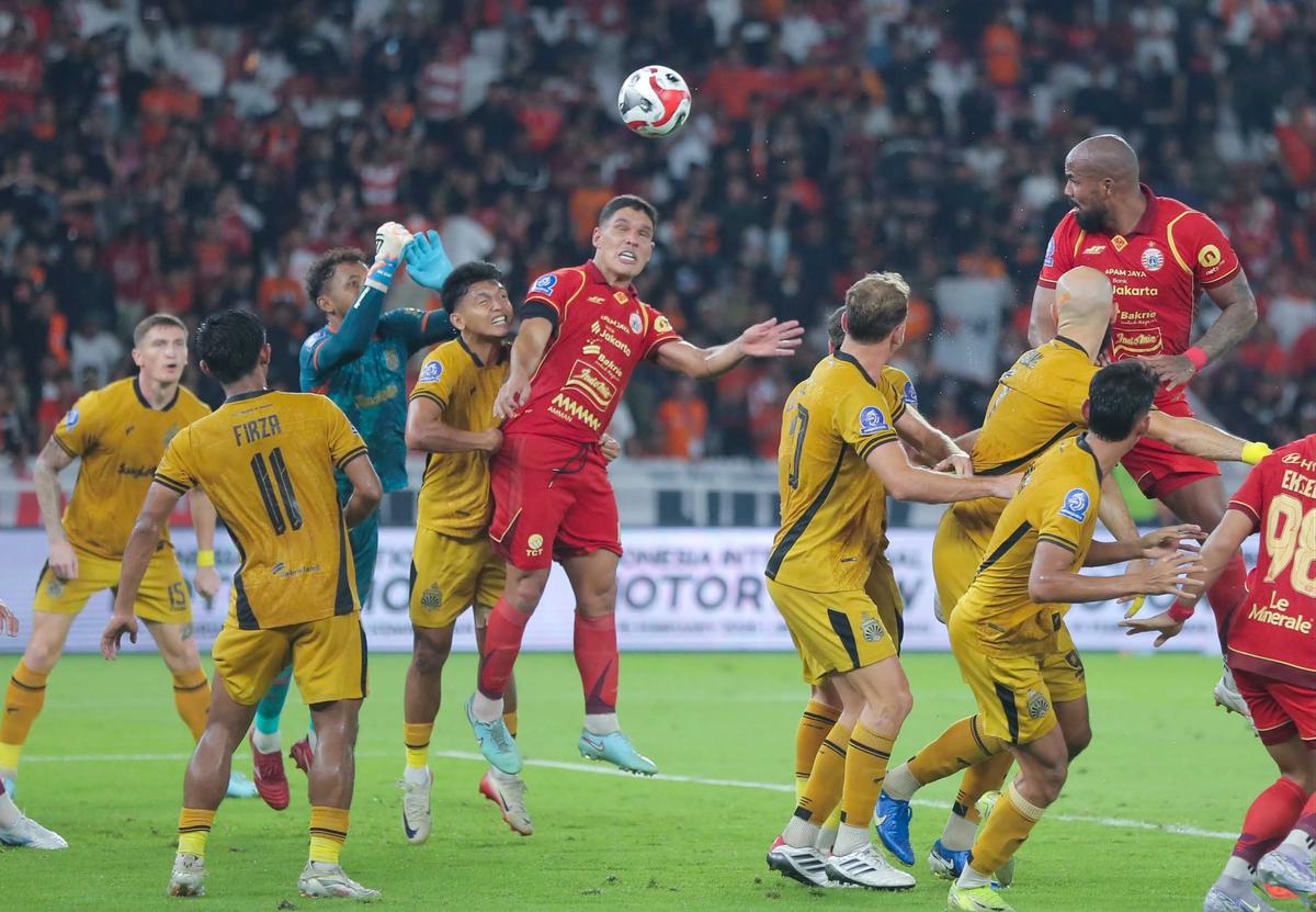 FOTO: Persija Naik ke Papan Atas Klasemen Usai Tekuk Bhayangkara FC