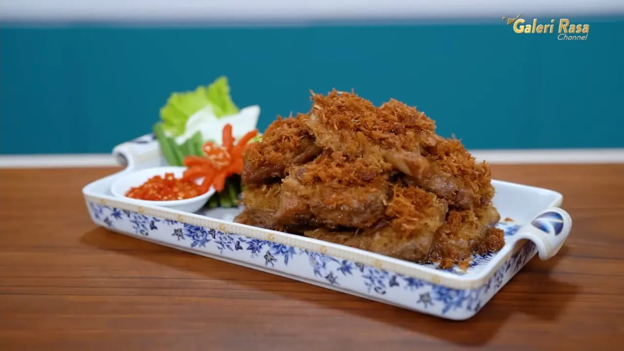 Ilustrasi daging gepuk