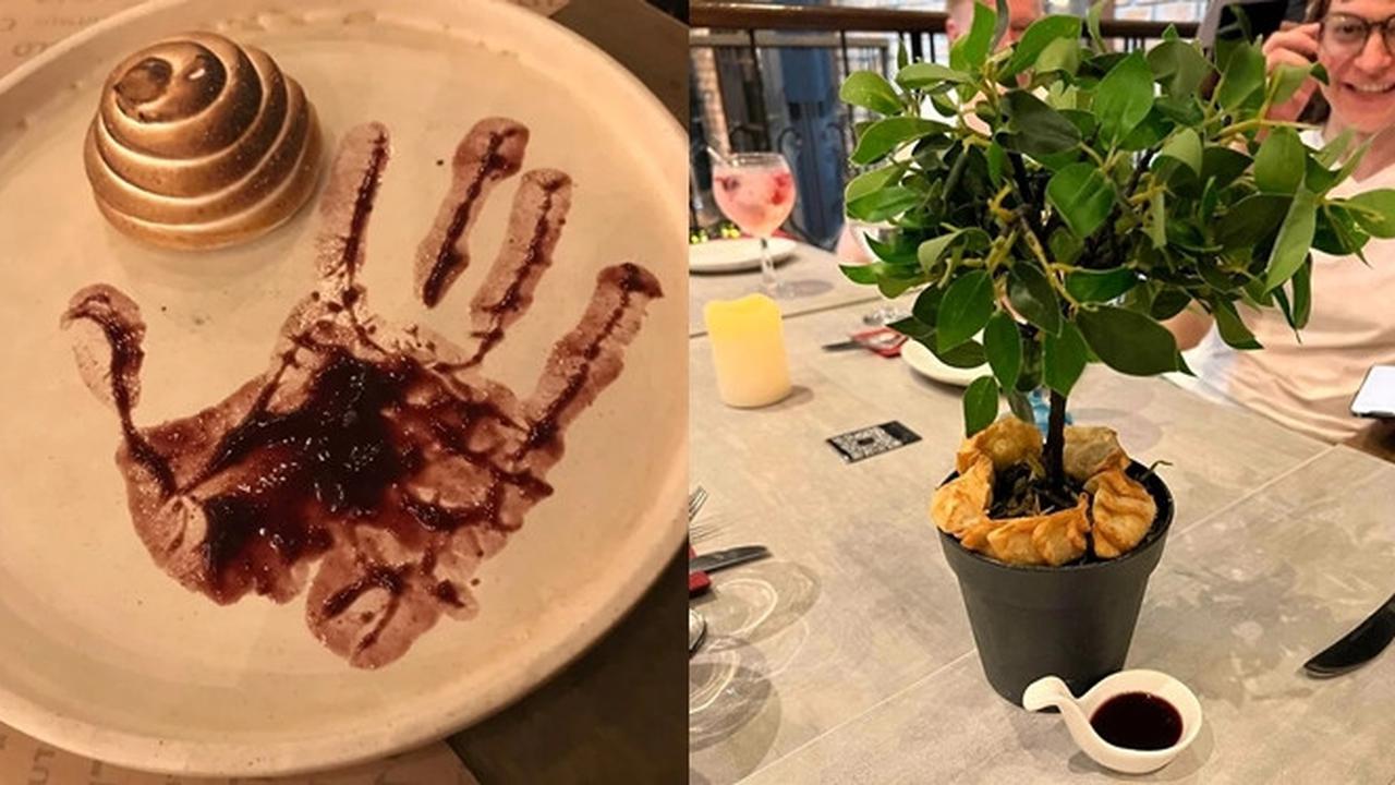 8 Potret Nyeleneh Penyajian Makanan di Restoran Ini Bikin Heran