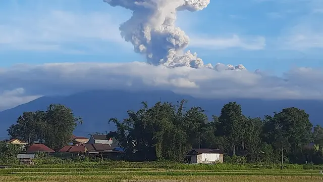 Erupsi Gunung Marapi, Sabtu (26/10/2024). (Liputan6.com/ ist)