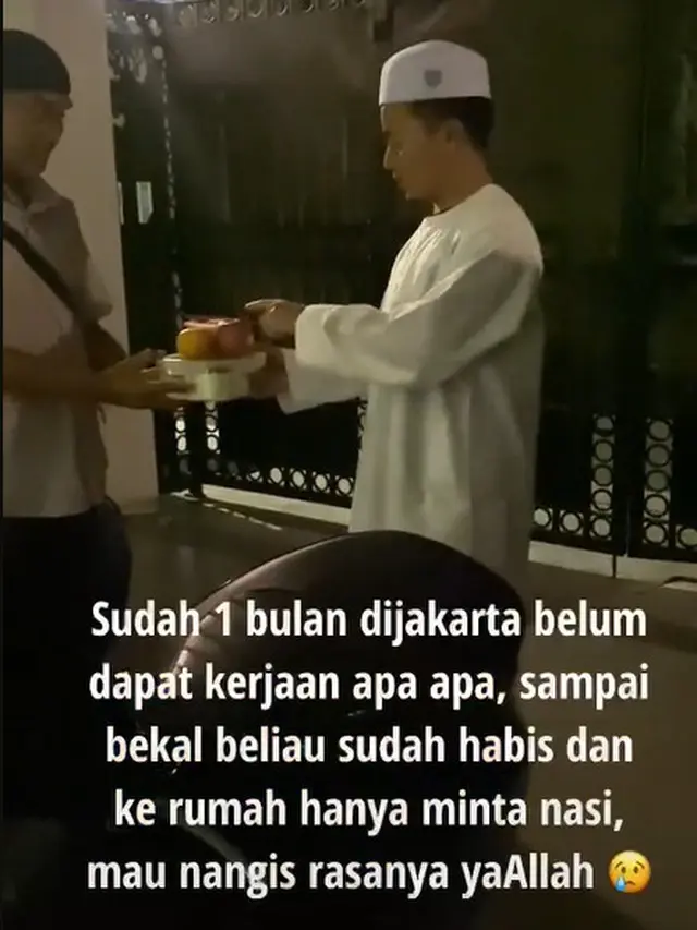Viral Kakek Kelaparan Datangi Rumah Taqy Malik, Permintaannya Bikin Terenyuh