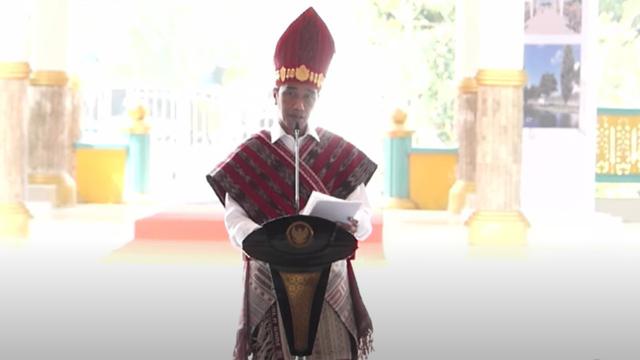 Presiden Joko Widodo dalam Puncak Peringatan Hari Keluarga Nasional 2022 di Medan. (Foto: Tangkapan Layar YouTube Sekretariat Presiden)