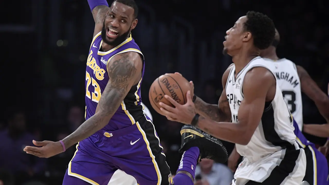 LeBron James memimpin Lakers kalahkan Spurs