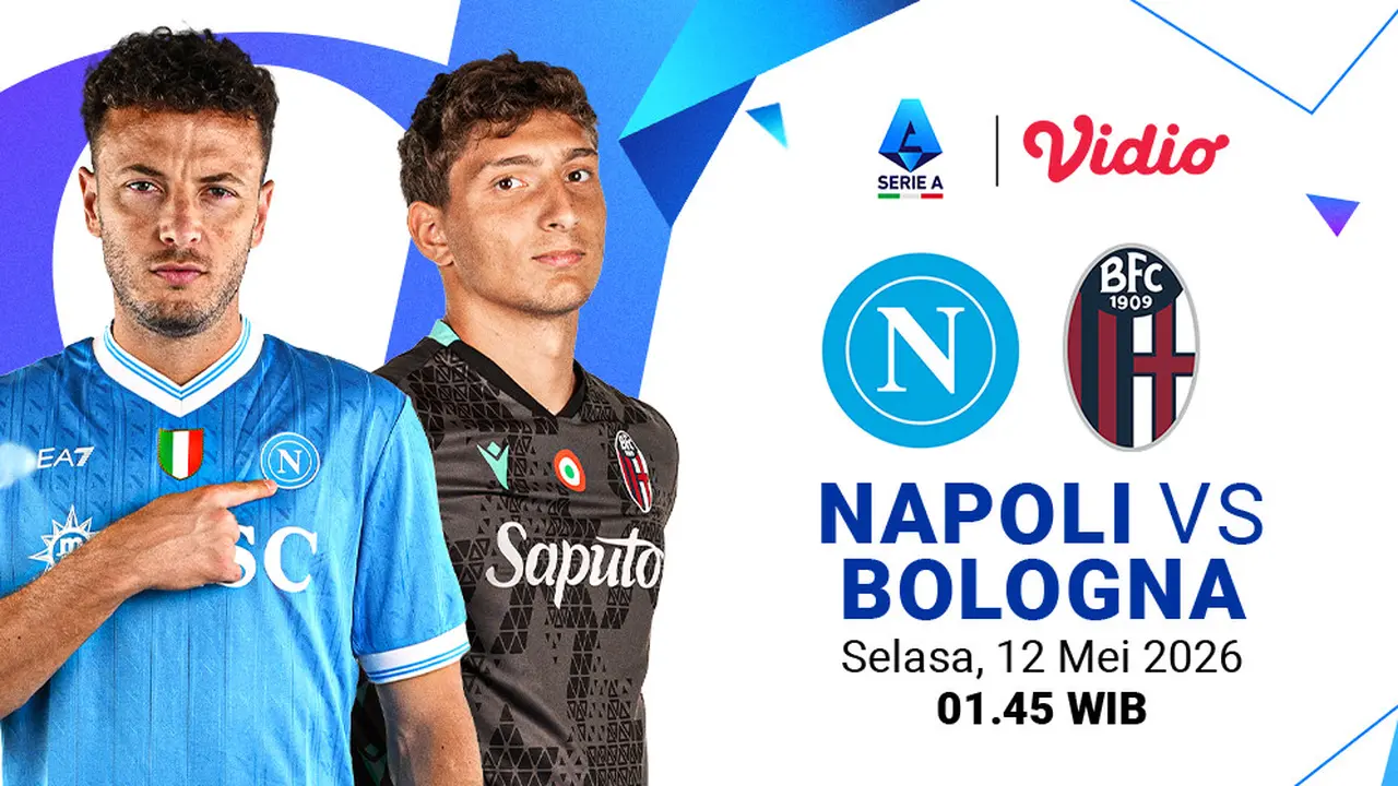 Saksikan Napoli vs Bologna eksklusif di Vidio. (dok. vidio.com)