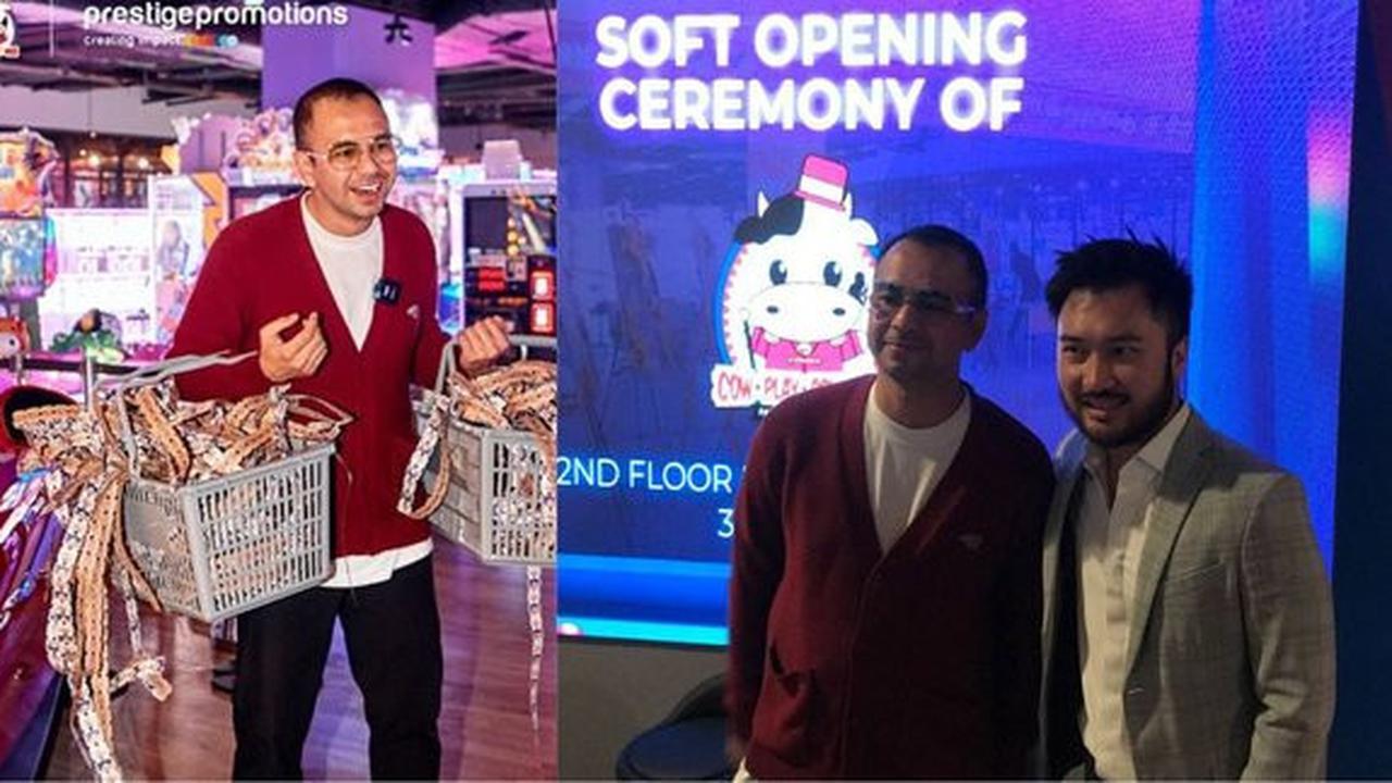 8 Potret Raffi Ahmad yang Perluas Bisnis ke Dunia Arcade Game
