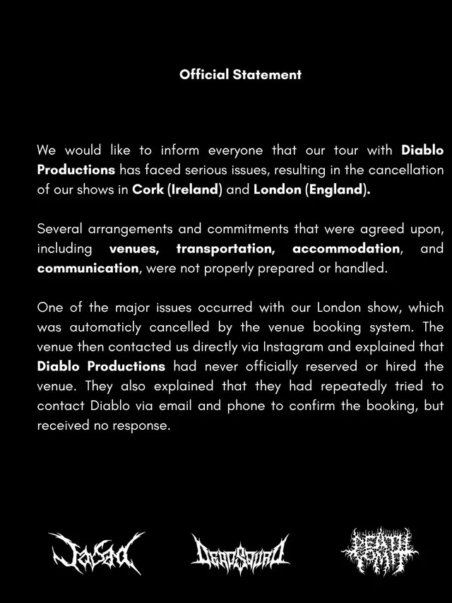 Official statement dari DeadSquad
