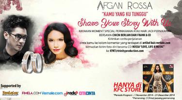 Ini Dia Pemenang Utama Single Rossa Feat Afgan Kamu Yang Ku Tunggu Lifestyle Fimela Com