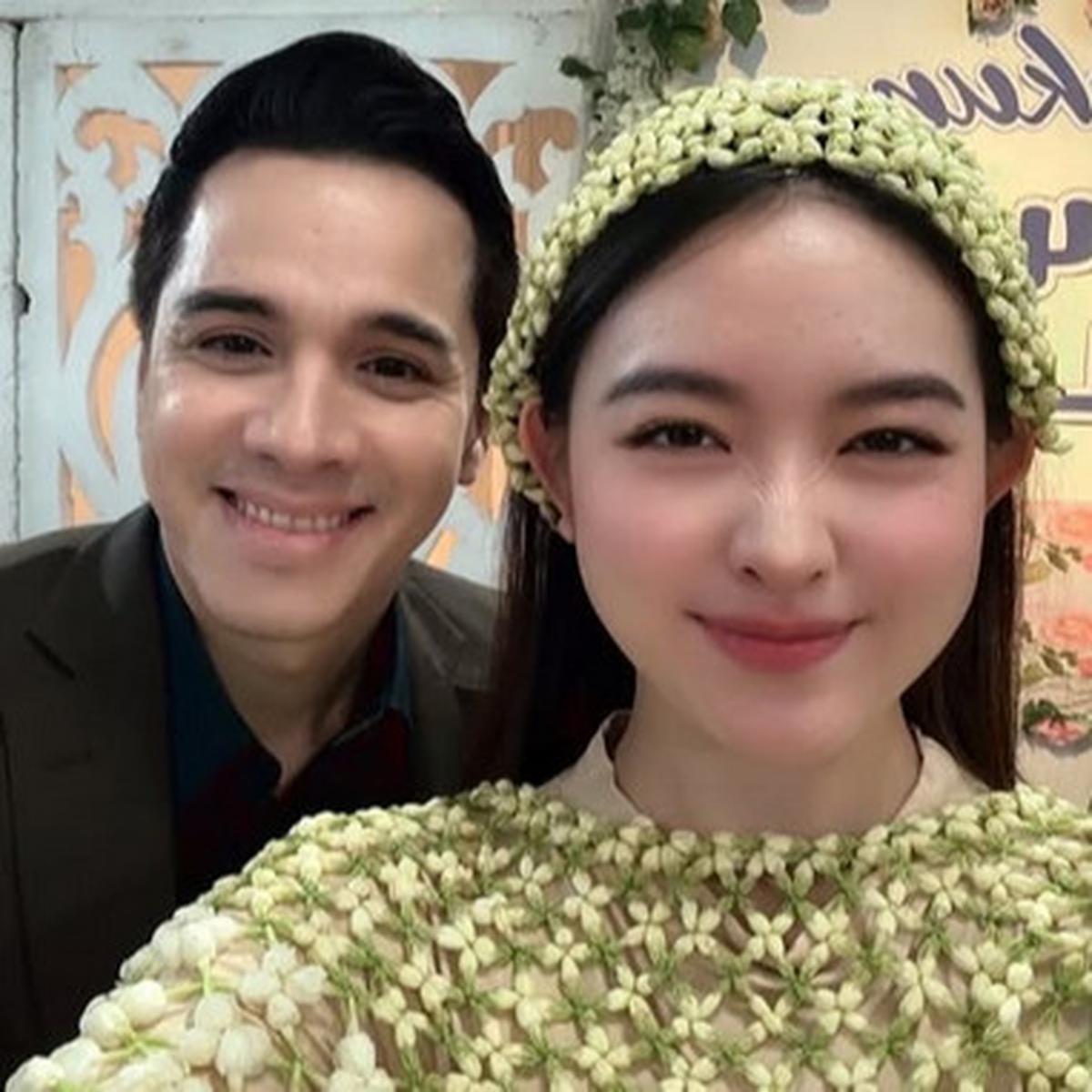 Natasha Wilona Tampil Anggun dalam Adegan Siraman Syuting Sinetron
