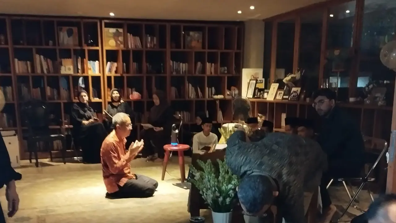Suasana kediaman rumah Najwa Shihab  Kawasan Jeruk Purut, Jakarta Selatan.