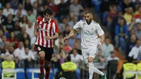 Real Madrid bermain imbang dengan skor 1-1 lawan Athletic Bilbao pada lanjutan La Liga 2017-2018, Kamis (19/4/2018). (AP Photo/Francisco Seco)