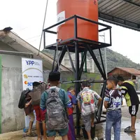 YPP Emtek Media bangun 10 sumur bor di Aceh. (Emtek)