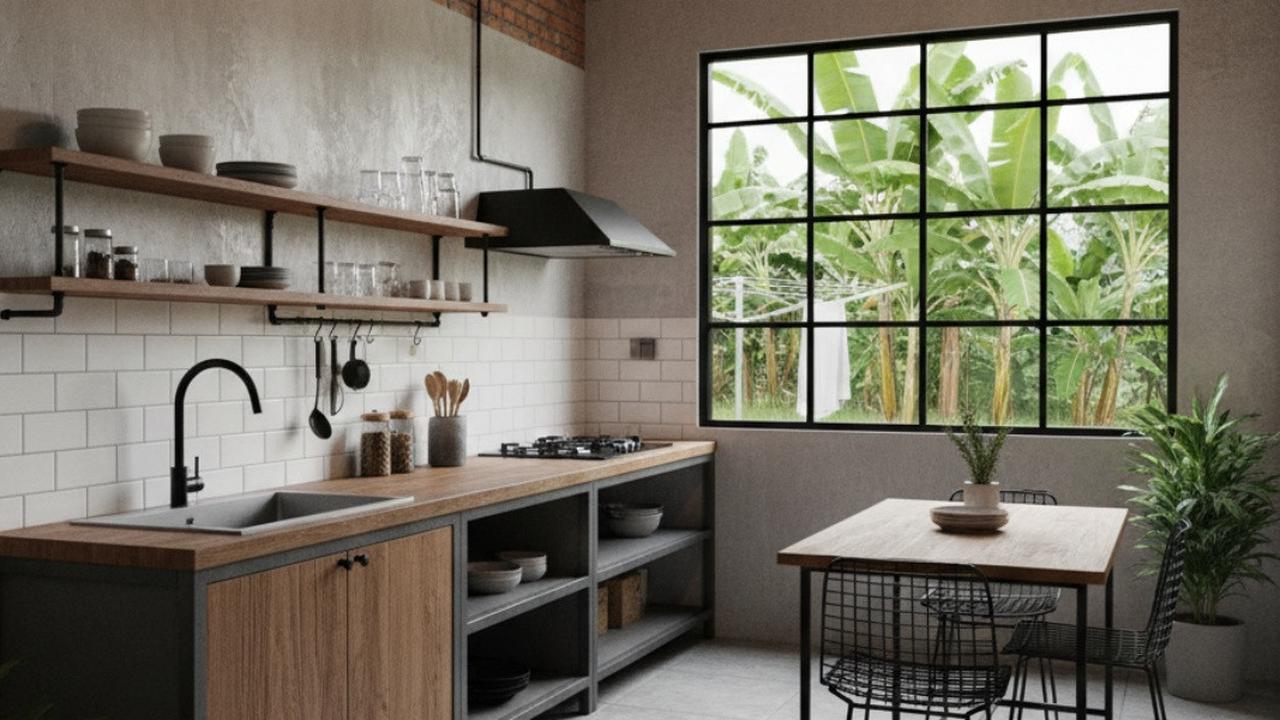 7 Model Dapur Belakang Rumah di Kampung yang Sederhana Tapi Elegan, Ruang Ternyaman untuk Memasak