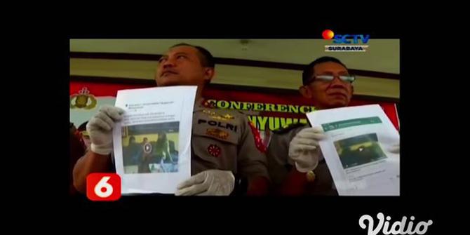 VIDEO: Polisi di Banyuwangi Tangkap 3 Penyebar Hoaks Penculikan
