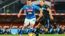 5. Arkadiusz Milik (Napoli) - 14 gol dan 1 assist (AFP/Carlo Hermann)