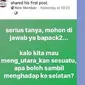 Pertanyaan nyeleneh bapak-bapak di media sosial (Sumber: Twitter/saranghaeshopii)