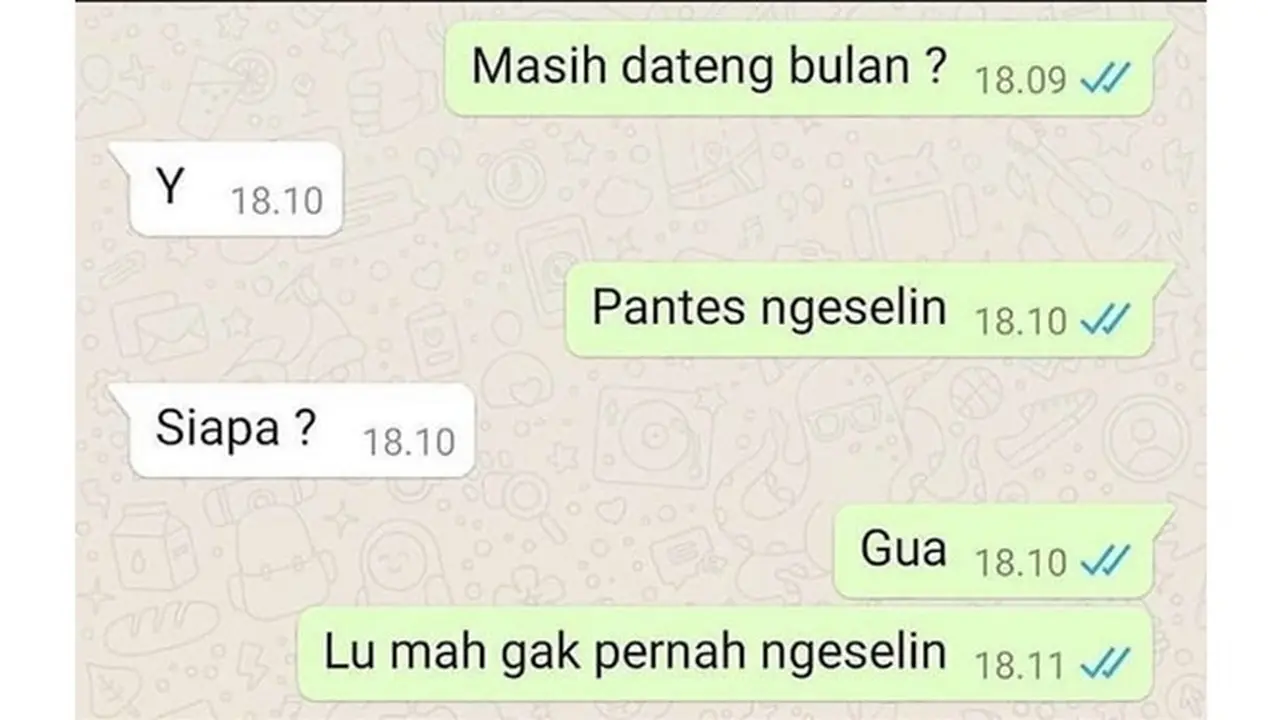 6 Reaksi Orang Dapat Chat Huruf Y Ini Bikin Senyum Tipis