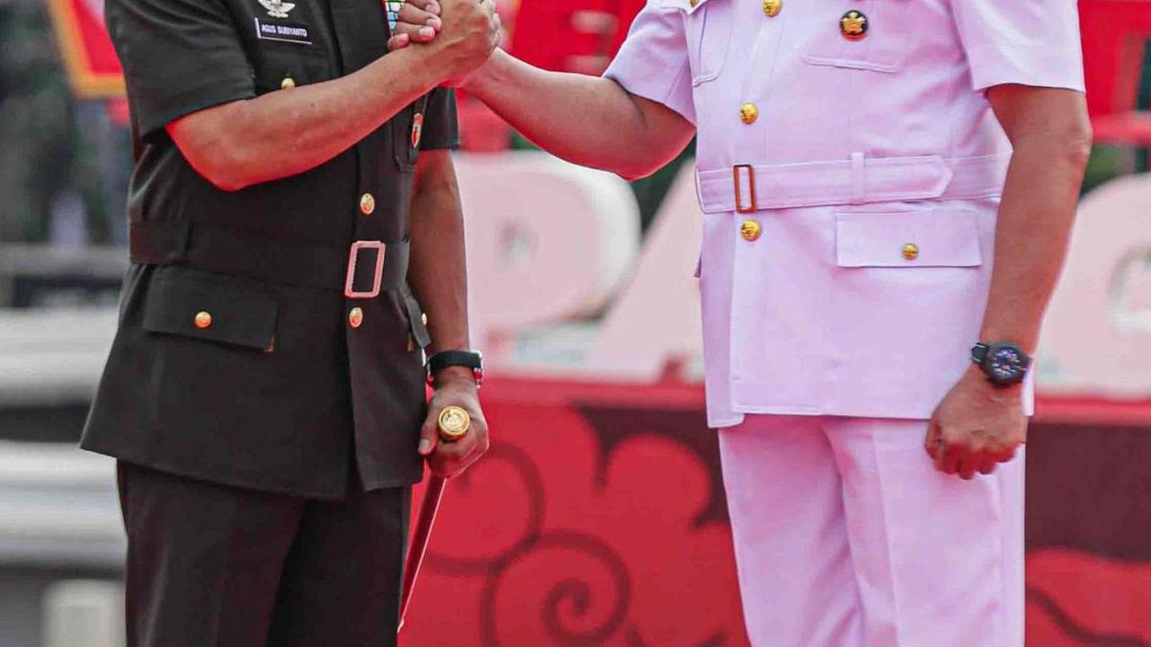 FOTO: Momen Laksamana Yudo Margono Resmi Serahkan Jabatan Panglima TNI ke Jenderal Agus Subiyanto