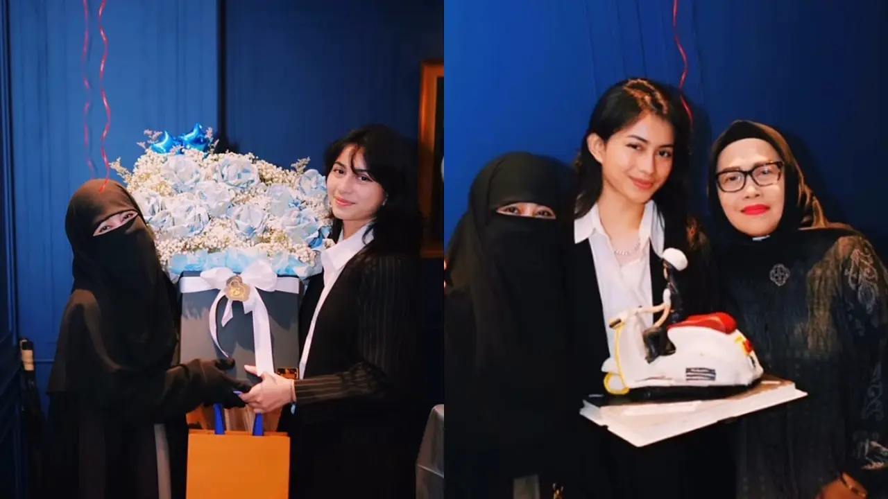 Sintya Marisca dan Umi Pipik