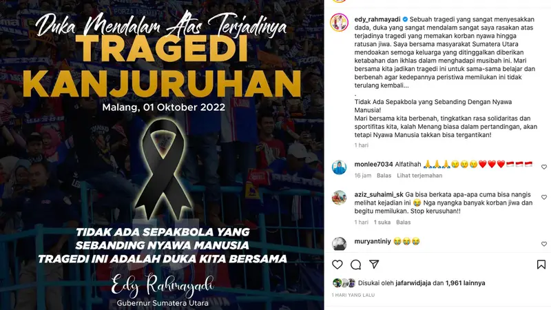 Postingan Edy Rahmayadi