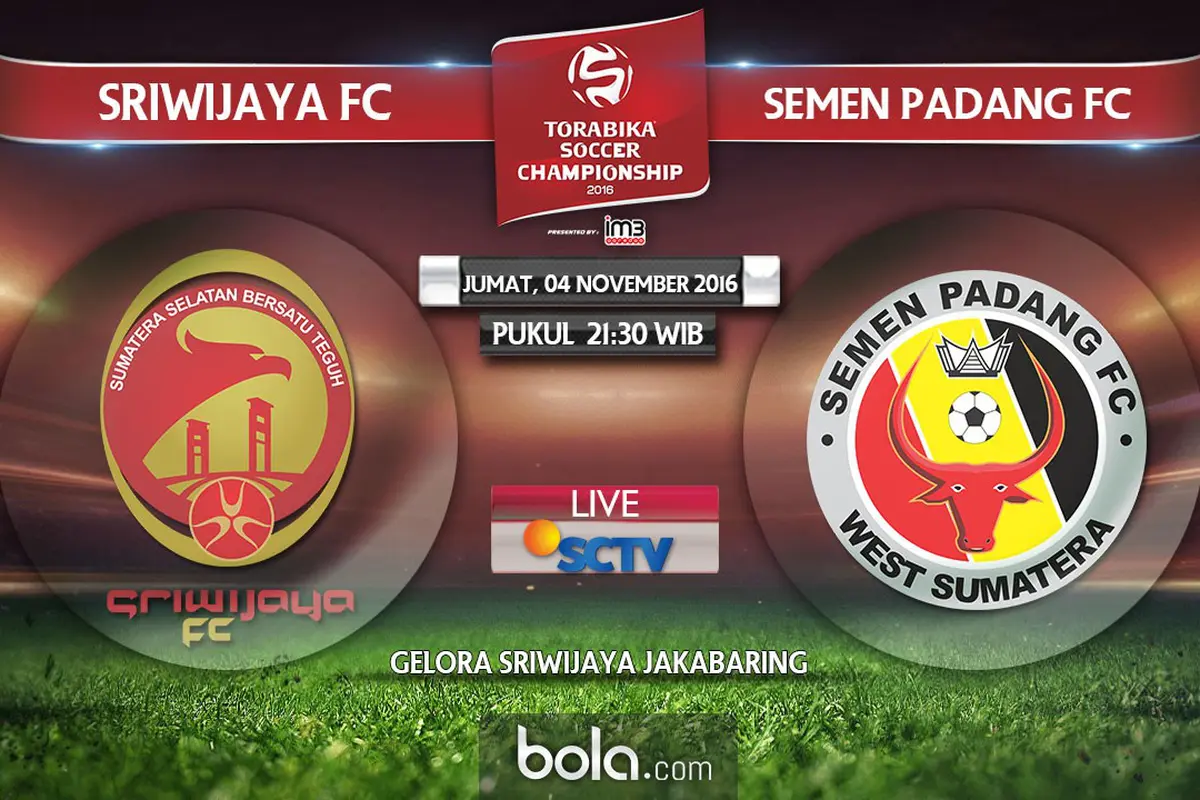 Sriwijaya FC Vs Semen Padang FC (Bola.com/Adreanus Titus)