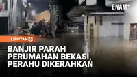 Kali Bekasi Meluap Lagi, Ratusan Rumah Terendam Hingga 2,5 Meter