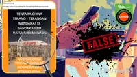 Cek Fakta: Tidak Benar Ini Foto Tentara China Mendarat di Bandara Sam Ratulangi Manado