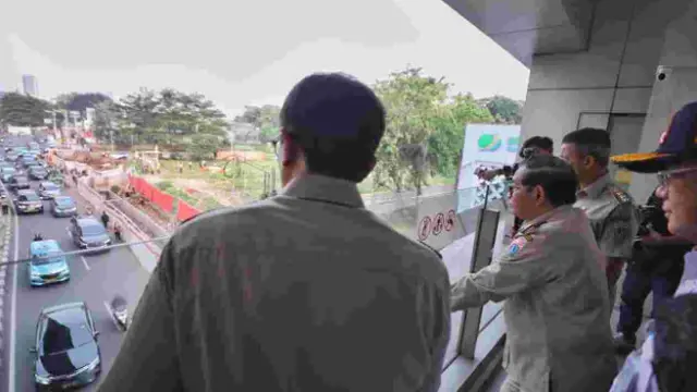 Uji Coba Jalur Tol Gratis Fatmawati 2