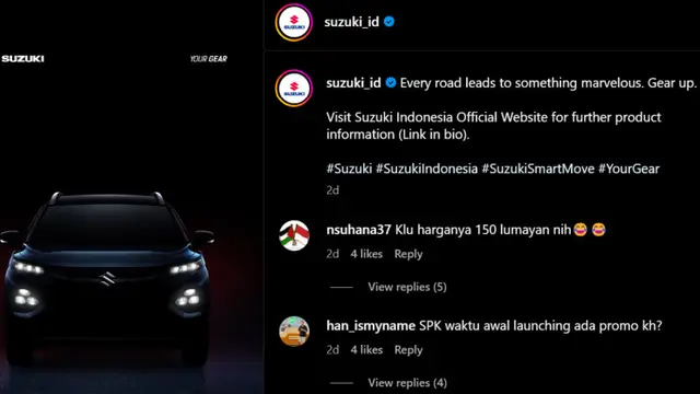 Suzuki Bakal Luncurkan Fronx di Indonesia 28 Mei 2025 (ist)