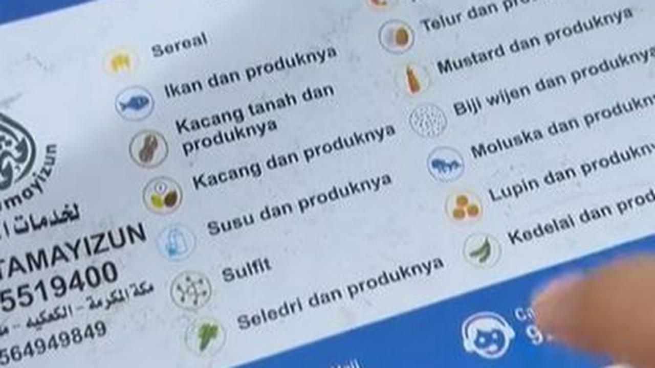 Beginilah penampakan salah satu makanan para jemaah haji tahun 2024. Bagian penutupnya tertulis keterangan makan pagi, siang, atau malam lengkap dengan jam makanan yang baik untuk dikonsumsi.