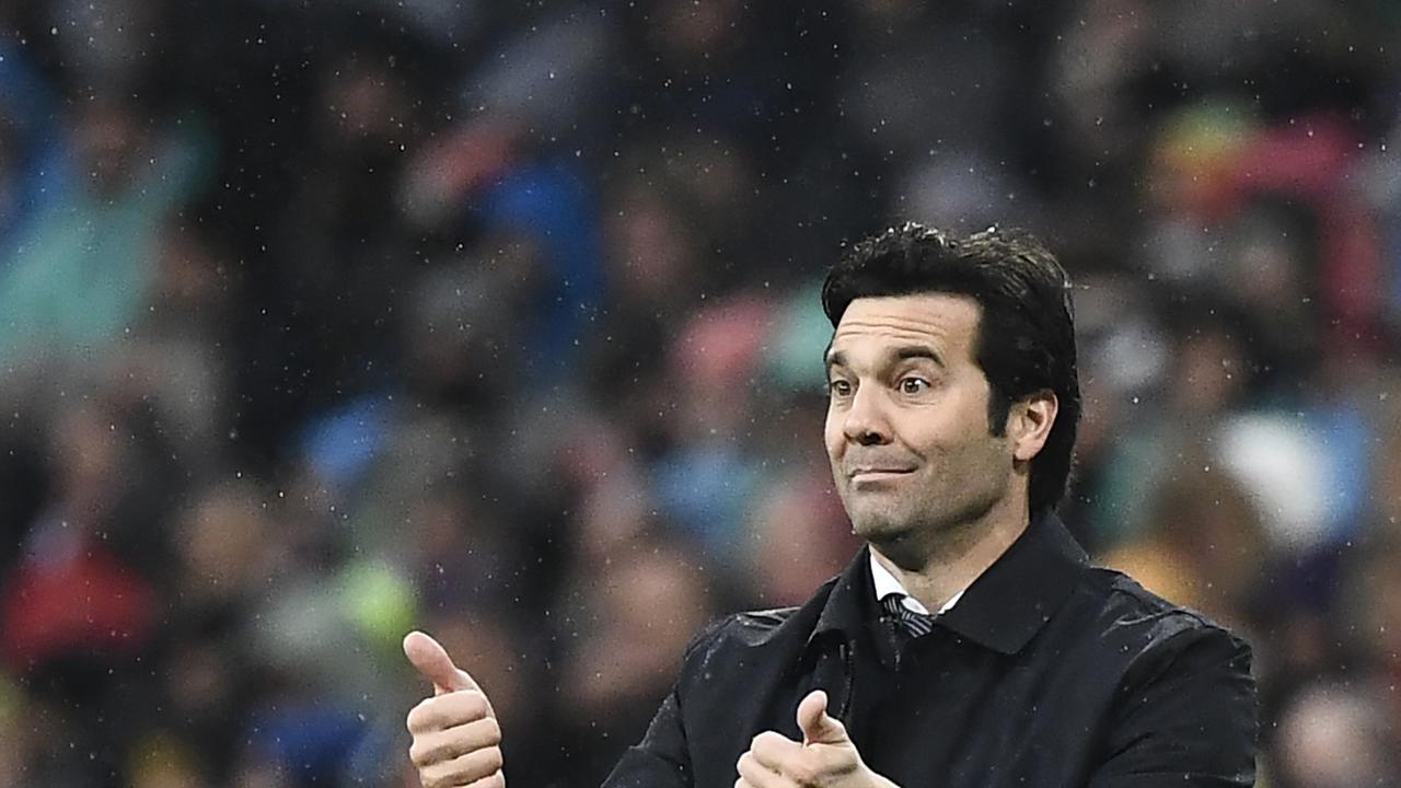 Pelatih Real Madrid, Santiago Solari.